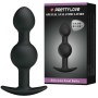 PRETTY LOVE - Ergonomische Silikon Analperlen mit spezieller Stimulation 10,3 cm Schwarz