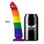MYTHOLOGY - DEVON PRIDE DILDO L Silikon Fantasy Dildo mit Saugbasis