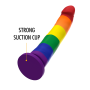 MYTHOLOGY - DEVON PRIDE DILDO L Silikon Fantasy Dildo mit Saugbasis