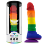 MYTHOLOGY - COREY PRIDE DILDO L, flexibler Silikondildo mit Saugbasis