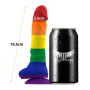 MYTHOLOGY - COREY PRIDE DILDO L, flexibler Silikondildo mit Saugbasis