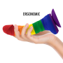 MYTHOLOGY - COREY PRIDE DILDO L, flexibler Silikondildo mit Saugbasis