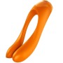 SATISFYER - CANDY CANE Finger-Vibrator Orange, leistungsstark & wasserdicht