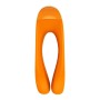 SATISFYER - CANDY CANE Finger-Vibrator Orange, leistungsstark & wasserdicht