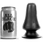 ALL BLACK - Analplug 12 cm