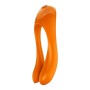 SATISFYER - CANDY CANE Finger-Vibrator Orange, leistungsstark & wasserdicht