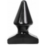 ALL BLACK Analplug 17 cm - Konisch geformt für angenehmes Einführen