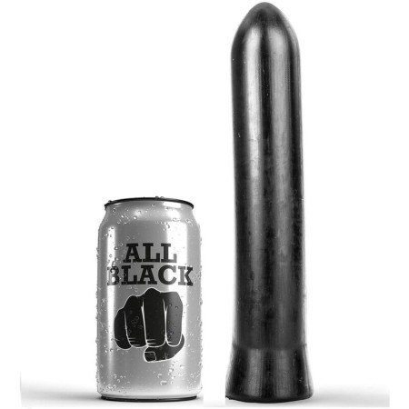 ALL BLACK - Realistischer Dildo 22 cm