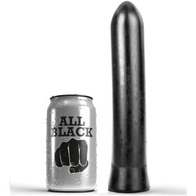 ALL BLACK - Realistischer Dildo 22 cm