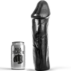 ALL BLACK - Dildo 28 cm ohne Hoden
