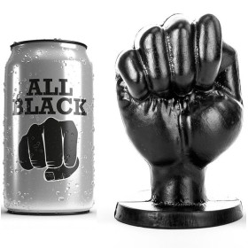 ALL BLACK - FIST 13 CM Analplug in Faustform