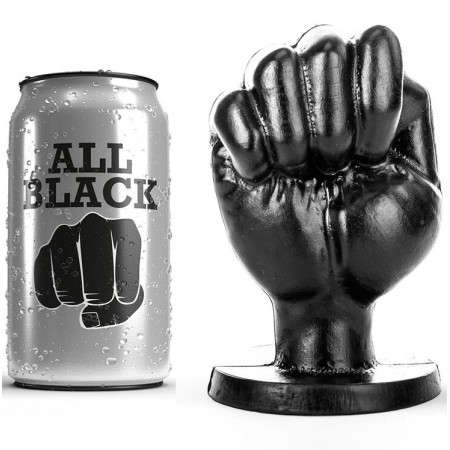 ALL BLACK - FIST 13 CM Analplug in Faustform