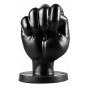 ALL BLACK - FIST 13 CM Analplug in Faustform