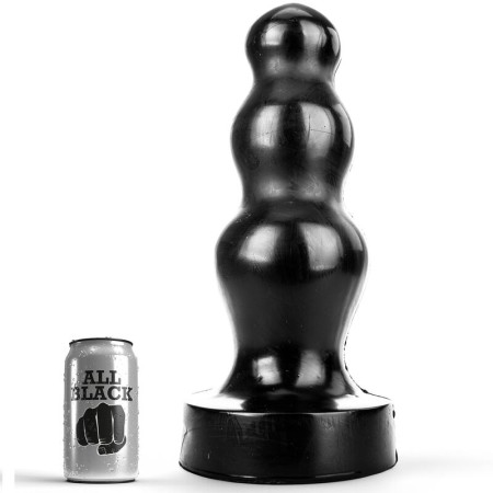 ALL BLACK - Großer Plug 38 cm aus PVC