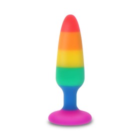 PRIDE - Twink Plug mit LGBT-Flaggenmotiv, 8,5 cm