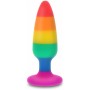 PRIDE - Hunk Plug mit LGBT-Flaggen-Design 10,5 cm