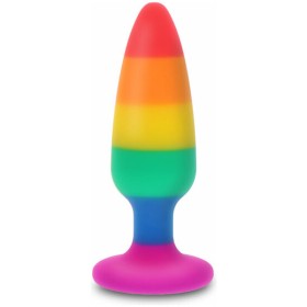 PRIDE - Hunk Plug mit LGBT-Flaggen-Design 10,5 cm