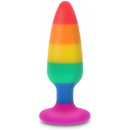 PRIDE - Hunk Plug mit LGBT-Flaggen-Design 10,5 cm