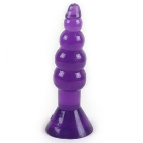 BAILE Climax Happens Anal Plug 17 cm - Weicher Gelatin Plug mit Saugnapf