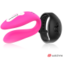 WEARWATCH Dual-Technologie Vibrator WATCHME Fuchsia/Azabache – Paarvibrator mit Fernbedienung