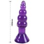 BAILE Climax Happens Anal Plug 17 cm - Weicher Gelatin Plug mit Saugnapf