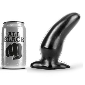 ALL BLACK Analplug 13 cm – Ergonomisch geformt für optimale Stimulation