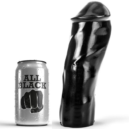 ALL BLACK - Realistischer Dildo 20 cm