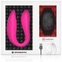 WEARWATCH Dual-Technologie Vibrator WATCHME Fuchsia/Azabache – Paarvibrator mit Fernbedienung