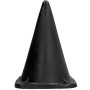 ALL BLACK - Dreieckiger Plug 30 cm aus PVC