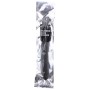 ALL BLACK - Gerillte Anal Dusche aus Silikon, 27 cm