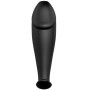 PRETTY LOVE Analplug aus Silikon in Penisform mit 12 Vibrationsmodi, Schwarz