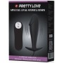 PRETTY LOVE Analplug aus Silikon in Penisform mit 12 Vibrationsmodi, Schwarz