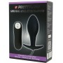 PRETTY LOVE Analplug Ankerform aus Silikon mit 12 Vibrationsmodi, Schwarz