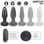 Addicted Toys Analplug mit Vibrationszunge und Fernbedienung