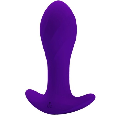 PRETTY LOVE - Lila Analvibrator aus medizinischem Silikon mit 12 Vibrationsmodi