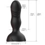 ARMONY Extreme A Bloom Rosa Vibrator & Analplug mit Fernsteuerung Schwarz