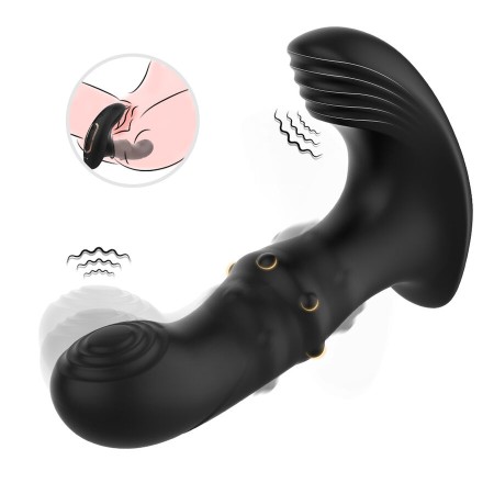 ARMONY Anal Prostata Vibrator mit Fernbedienung, Schwarz