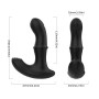 ARMONY Anal Prostata Vibrator mit Fernbedienung, Schwarz