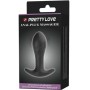 PRETTY LOVE - Schwarzer Analvibrator aus medizinischem Silikon
