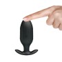 PRETTY LOVE - KELLY Wiederaufladbarer Analplug mit Vibrator, Schwarz