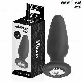 ADDICTED TOYS - Analplug mit Schmuck, Silikon, Größe L, 12,6 cm