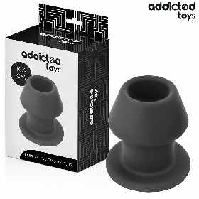 Addicted Toys - Extremer Hohl-Analplug aus Silikon Größe L 10,4 cm