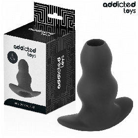 Addicted Toys Hohler Analplug aus medizinischem Silikon, Größe L, 11,1 cm