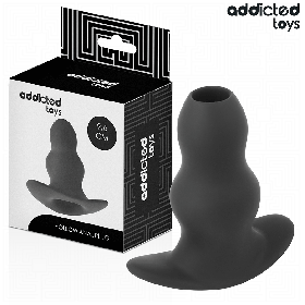 ADDICTED TOYS - Hohl-Analplug aus medizinischem Silikon Größe M 9,6 cm