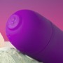 ROCKS-OFF Glo-Girl Mini Wand Vibrator - Kompakt & Leistungsstark, Lila