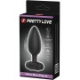 PRETTY LOVE Vibra Butt Plug 2 - Analplug mit 10 Vibrationsmodi, Schwarz