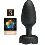 PRETTY LOVE Osborn Analplug mit LED-Licht Schwarz 9,8 cm