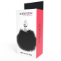 DARKNESS Extra Buttplug mit Fellschwanz 7 cm - Schwarz