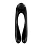 SATISFYER Candy Cane Finger Vibrator Schwarz – Kleiner, flexibler Vibrator für präzise Stimulation