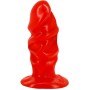 BAILE Unisex Analplug mit roter Saugnapfbasis